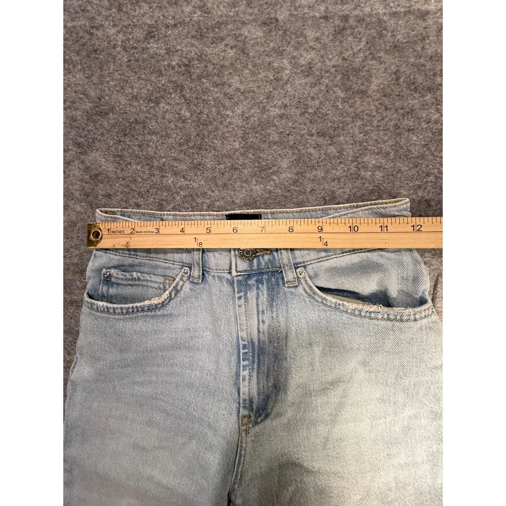 BDG Urban‎ Outfitters High & Wide Leg Jeans Light Wash Blue Size 24 OB1495394
